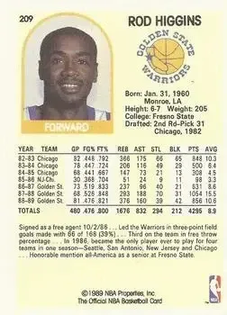 Back of Rod Higgins