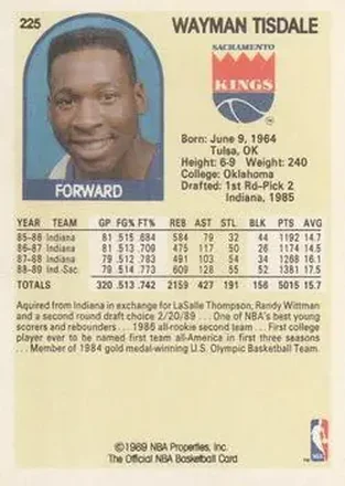 Verso de Wayman Tisdale