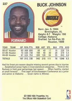 Back of Buck Johnson