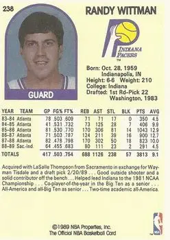 Back of Randy Wittman