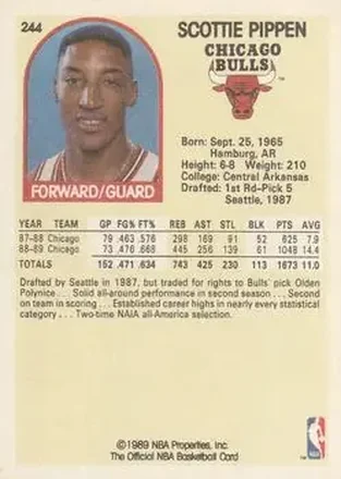 Scottie Pippen Rückseite