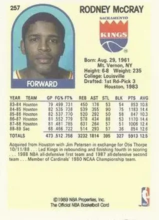 Rodney McCray Rückseite
