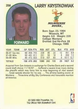 Back of Larry Krystkowiak