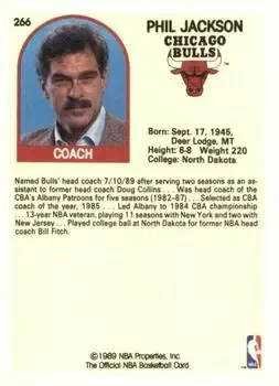 Back of Phil Jackson