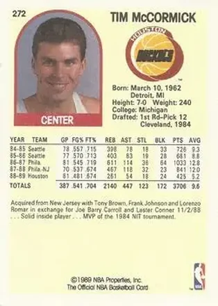 Tim McCormick Rückseite