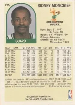 Back of Sidney Moncrief