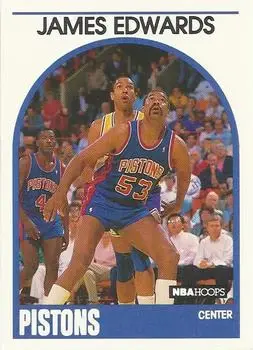 1989-90 Hoops #284b James Edwards