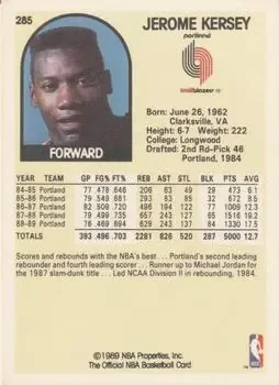 Back of Jerome Kersey