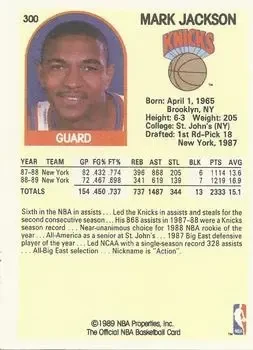 Back of Mark Jackson