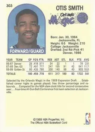Tył: Otis Smith
