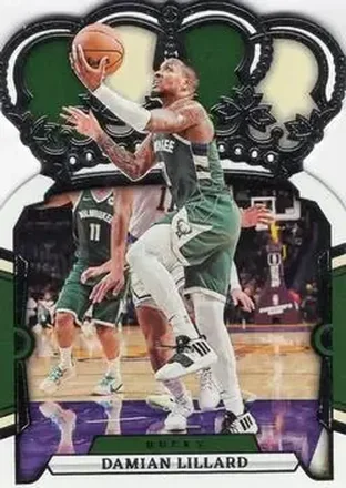 2023-24 Panini Crown Royale #25 - Damian Lillard - Milwaukee Bucks