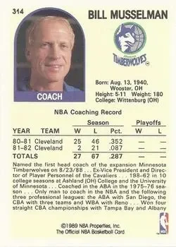 Back of Bill Musselman