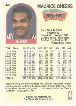 Back of Maurice Cheeks