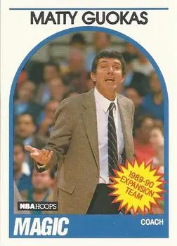 1989-90 Hoops #321 Matt Guokas