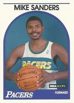 1989-90 Hoops #340 Mike Sanders