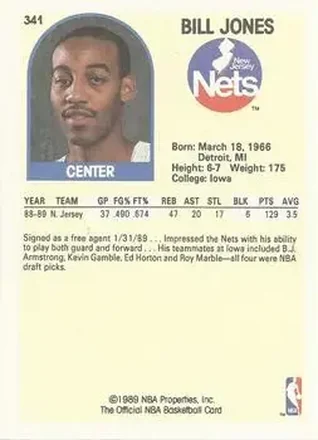 Bill Jones back