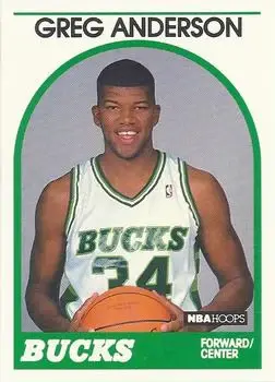 1989-90 Hoops #342 Greg Anderson