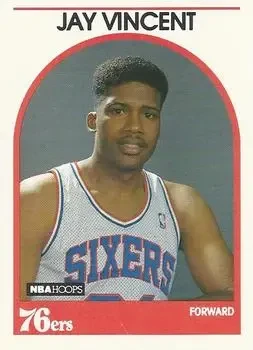 1989-90 Hoops #345 Jay Vincent
