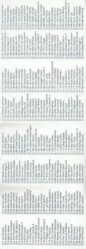 1989-90 Hoops - Checklists #NNO - Checklist: 1 353 - Back