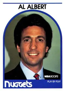 1989-90 Hoops #NNO Announcers Al Albert