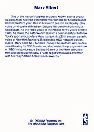Verso de Marv Albert