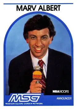1989-90 Hoops #NNO Announcers Marv Albert