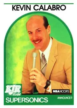 1989-90 Hoops #NNO Announcers Kevin Calabro