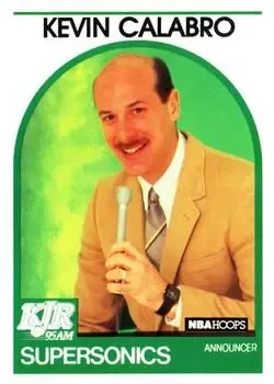 1989-90 Hoops #NNO Announcers Kevin Calabro