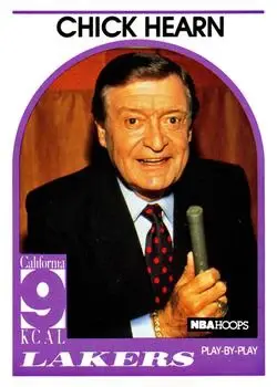1989-90 Hoops #NNO Announcers Chick Hearn