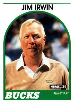 1989-90 Hoops #NNO Announcers Jim Irwin