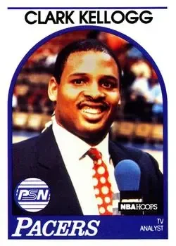 1989-90 Hoops #NNO Announcers Clark Kellogg