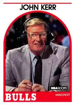 1989-90 Hoops #NNO Announcers John Kerr