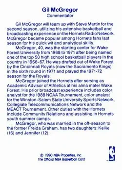 Back of Gil McGregor