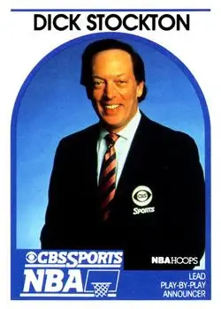 1989-90 Hoops #NNO Announcers Dick Stockton