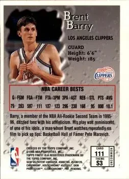Back of Brent Barry