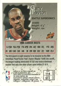 Back of Gary Payton