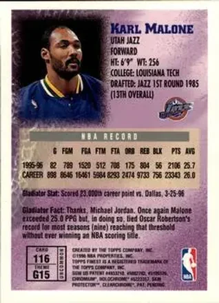 Karl Malone 뒷면