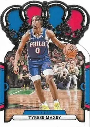 2023-24 Panini Crown Royale #38 - Tyrese Maxey - Philadelphia 76ers