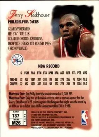 Jerry Stackhouse Rückseite