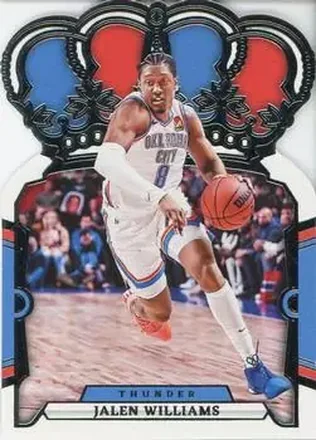2023-24 Panini Crown Royale #43 - Jalen Williams - Oklahoma City Thunder