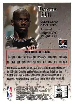 Tyrone Hill 뒷면