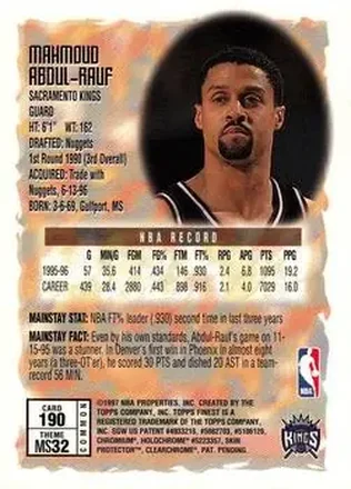 Mahmoud Abdul-Rauf Rückseite