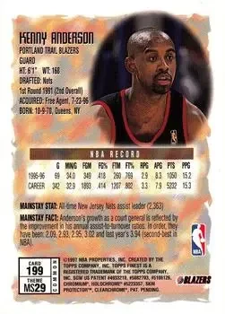 Back of Kenny Anderson