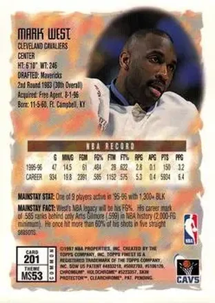 Verso de Mark West