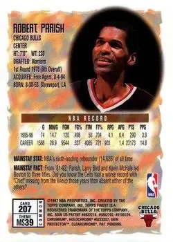 Back of Robert Parish