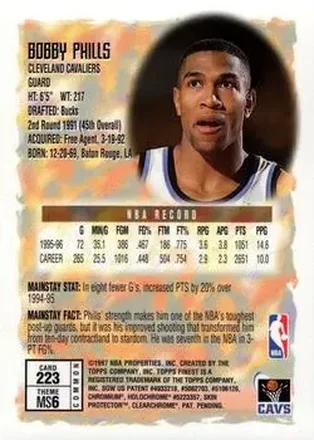 Bobby Phills Rückseite
