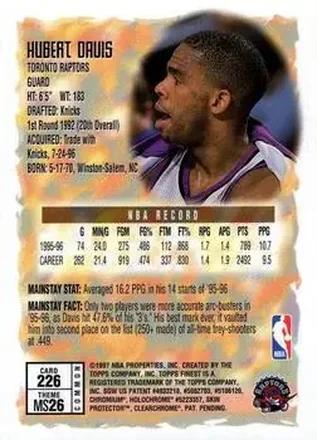 Hubert Davis Rückseite