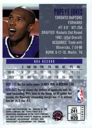 Popeye Jones Rückseite