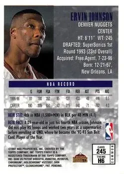 Back of Ervin Johnson