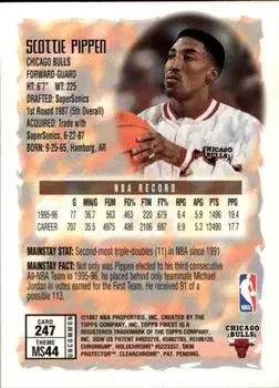 Back of Scottie Pippen